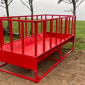 Staan Voer Bak Vir Kalwers / Free Standing Feeder Bin For Calves