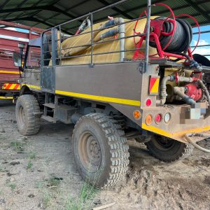 Alternative view of Mercedes Benz Unimog with Fire Fighting Kit