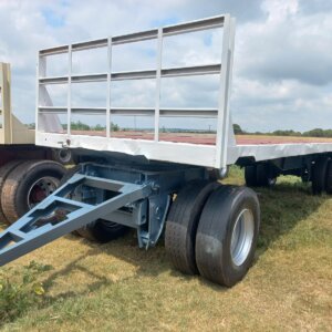 Alternative view of 4x 12 Ton Platbak Waens / Flatbed Trailers
