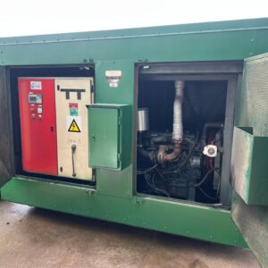 Alternative view of 100Kva ADE Ultra Silent Generator / Kragopwekker