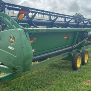 Alternative view of John Deere 9760 STS Stroper / Combine Harvester with John Deere 635 Flex Tafel / Table