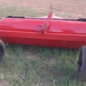 Alternative view of Double Wheel Dam Scraper / Dubbelwiel Damskrop