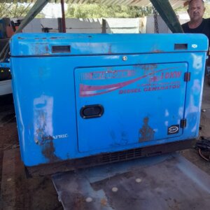 Alternative view of 3x Mac Africa 12000-LDEN Silent Diesel Generators / Kragopwekkers