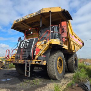 Alternative view of 6x CAT 777F Dump Trucks