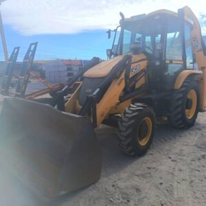 Alternative view of 2x JCB 3DX TLB