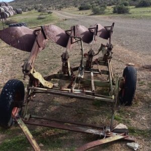 2 x Erdvark 4 Skaar Sleep Ploeg / 4 Tine Drag Plough