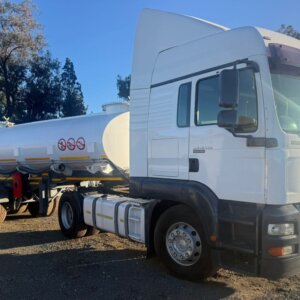 2010 Man TGA 19.400 Evolution Truck with 18 000 Liter Fuel Trailer