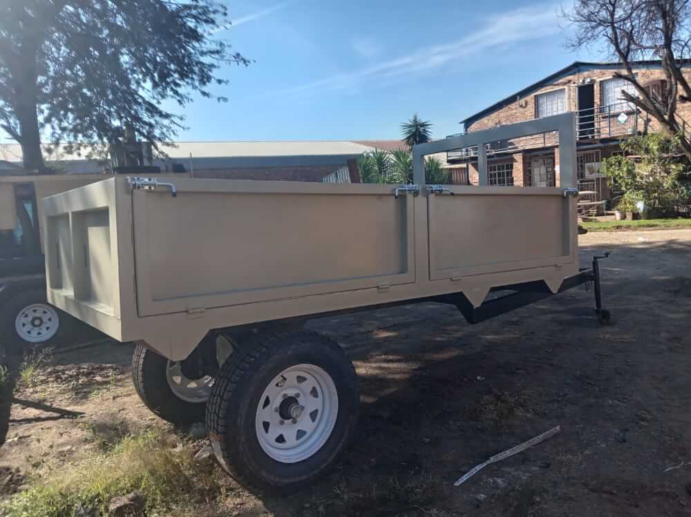 Enkel As Plaas Sleepwa / Single Axle Farm Trailer