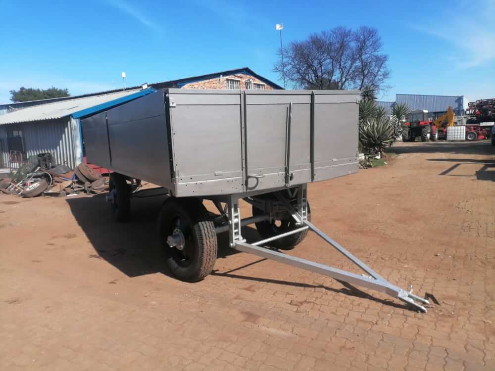 Dubbel As Dropside Farm Trailer / Plaas Sleepwa - Image 3