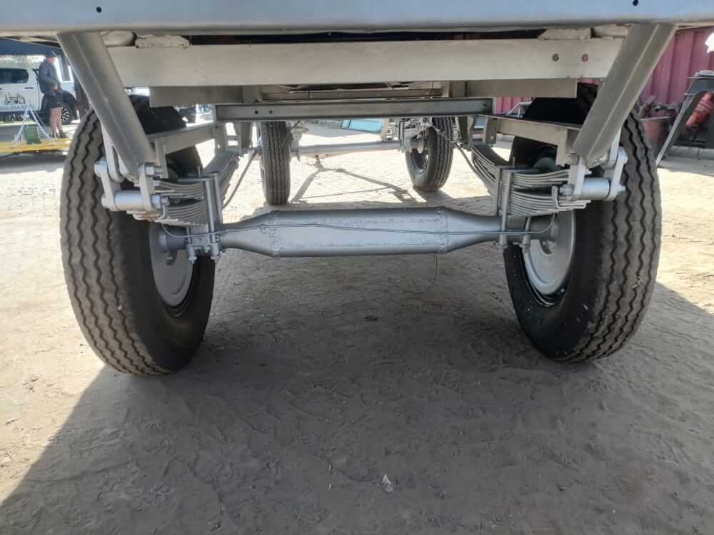Dubbel As Dropside Farm Trailer / Plaas Sleepwa - Image 4
