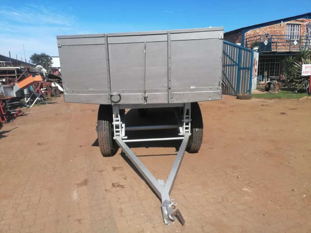 Dubbel As Dropside Farm Trailer / Plaas Sleepwa - Image 6