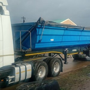 Alternative view of 45 Cube SA Truck Bodies Side Tipper Trailer / Sleepwa