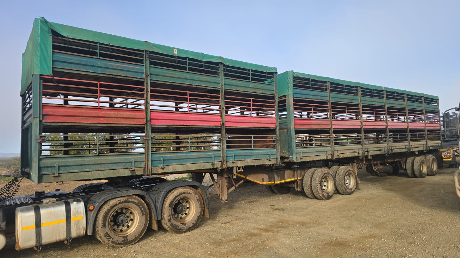 SA Truck Bodies 3 Deck Link Trailer / Sleepwa