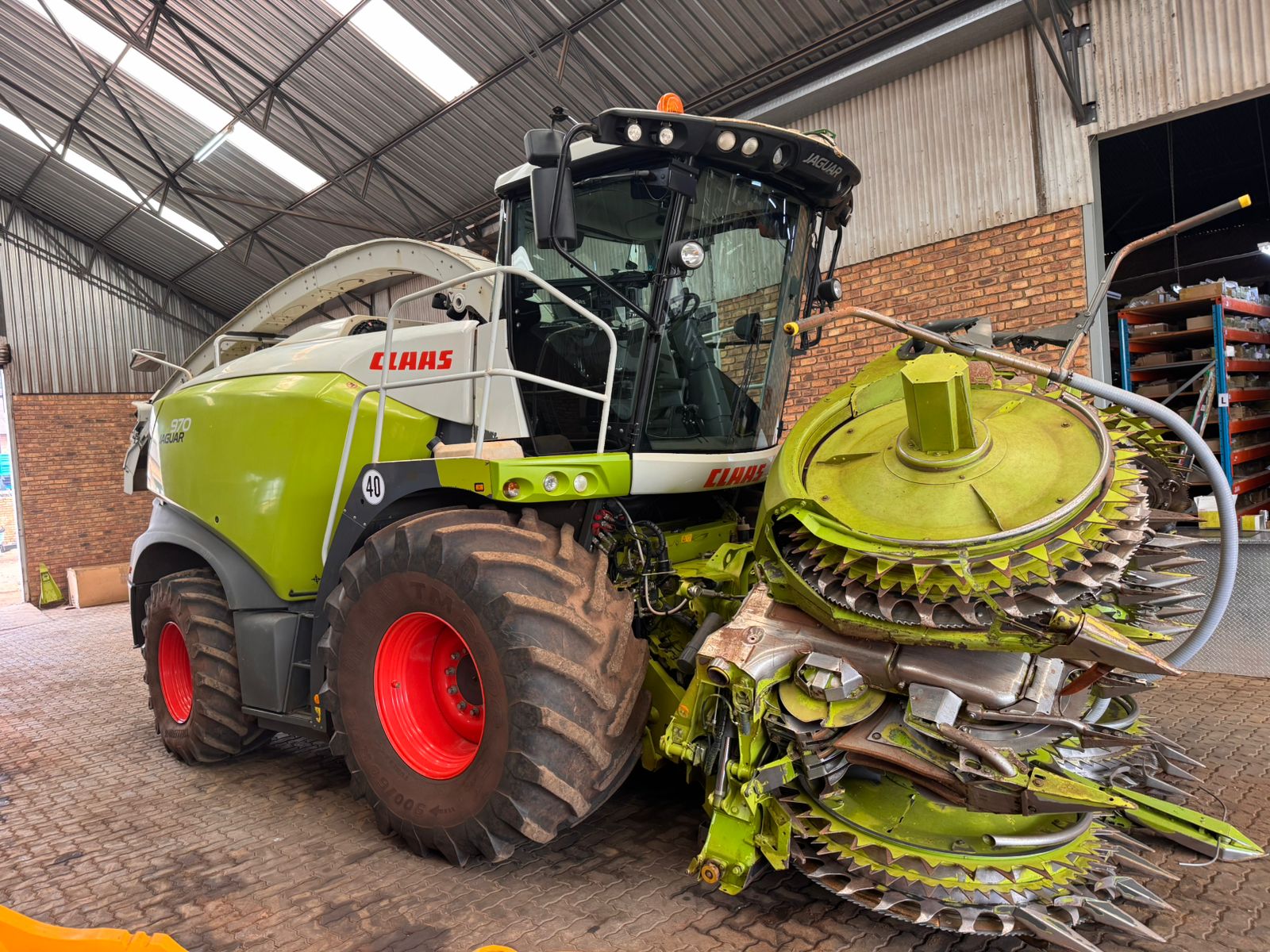 Claas Jaguar 970 with Orbis 900 Table / Tafel