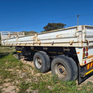 Alternative view of 2 Axle Trailer / Sleepwa met Dropsides