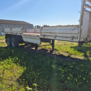 2 Axle Trailer / Sleepwa met Dropsides