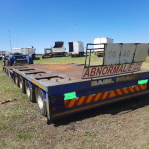 4 As / Axle Kearney Gooseneck Platbak Sleepwa / Flatbed Trailer