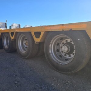 4 As / Axle Cobolt Gooseneck Platbak Sleepwa / Flatbed Trailer