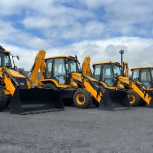 4 x JCB 3DX 4x4 TLB