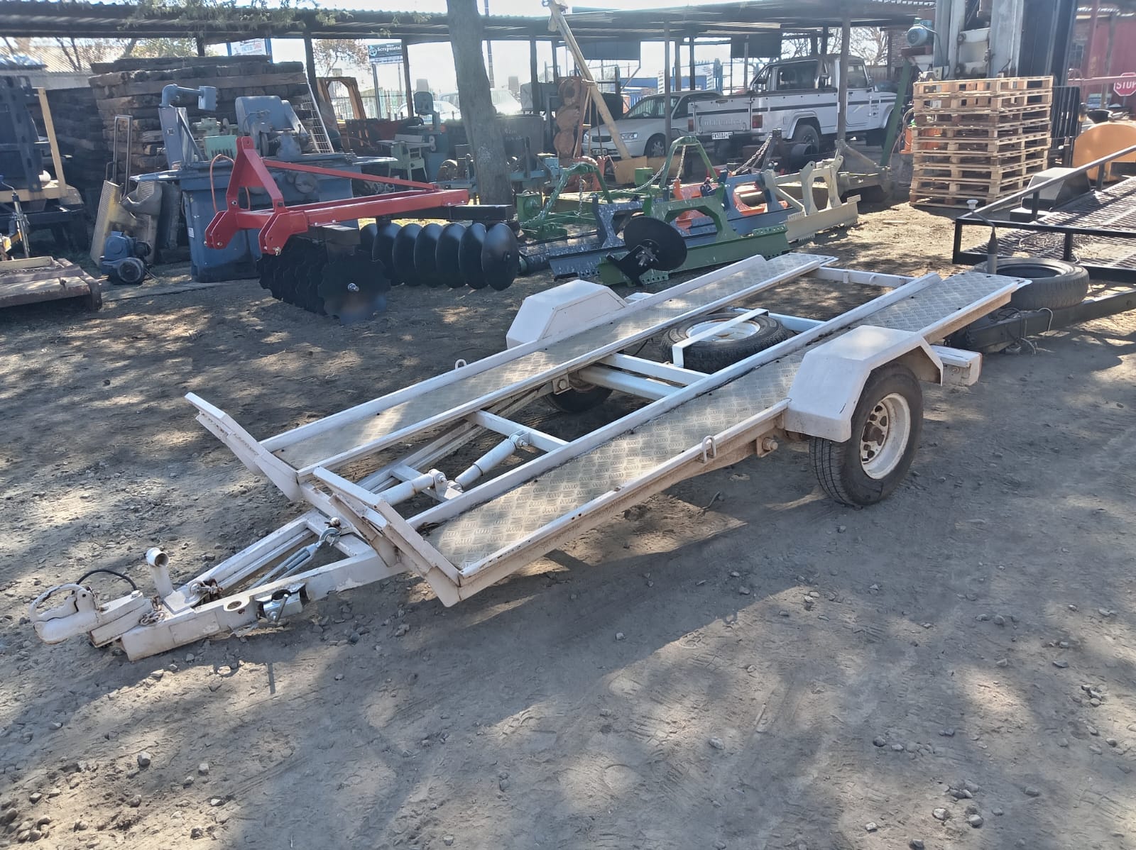 Enkel As / Single Axle Gholf Kar Sleepwa / Golf Car Trailer - Image 3