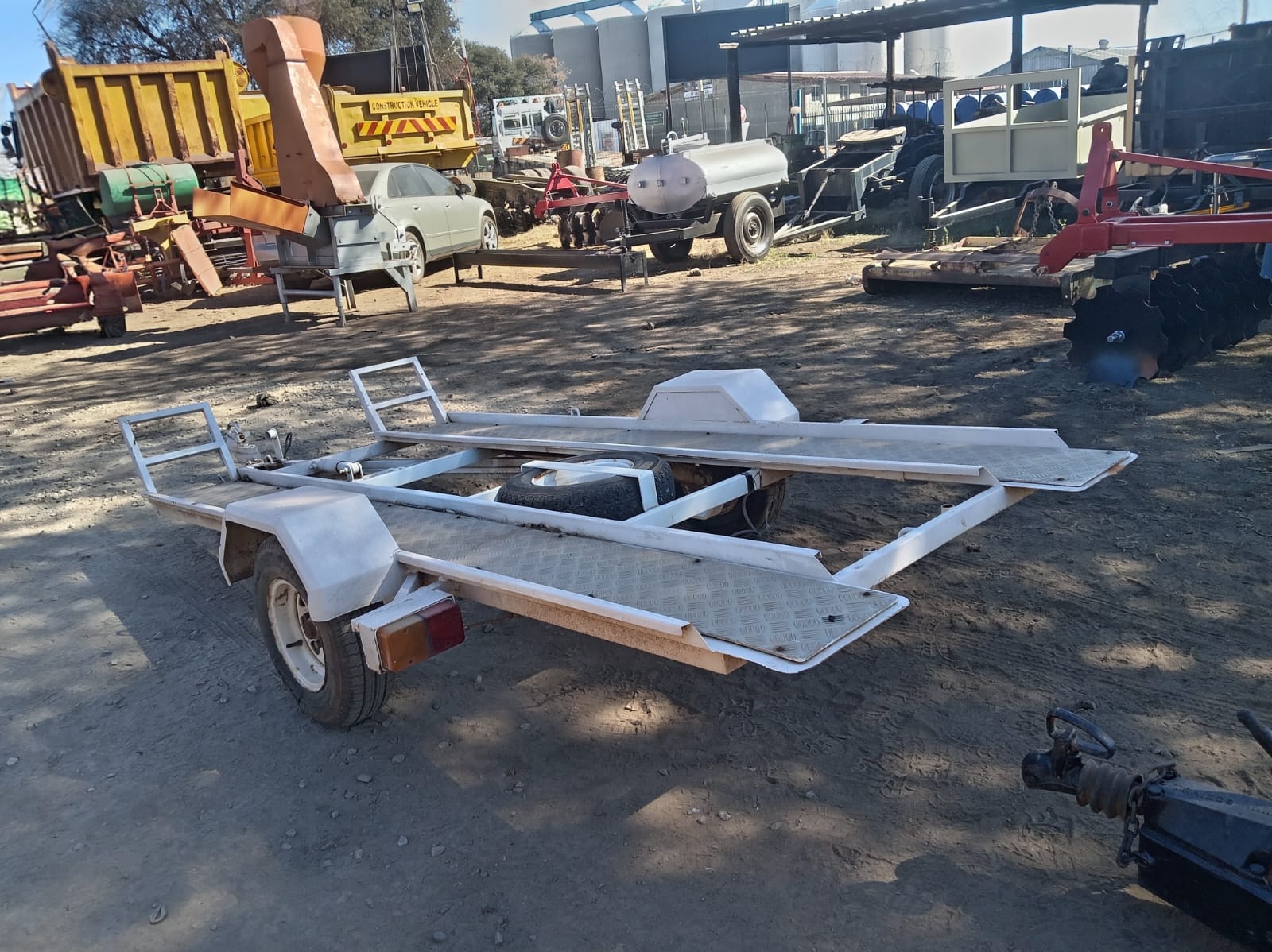 Enkel As / Single Axle Gholf Kar Sleepwa / Golf Car Trailer - Image 4