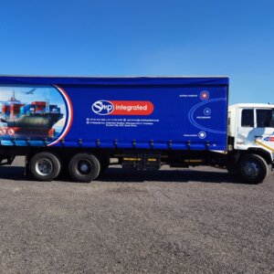 Dubble As UD 100A Tautliner Vasbak Trok / Flatbed Truck