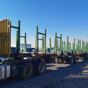 35 Ton Henred Fruehauf Swaar Diens Hout Sleepwa / Heavy Duty Timber Trailer