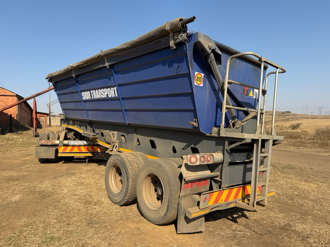 PRBB 45 Cube Side Tipper Trailer / Sleepwa - Image 4