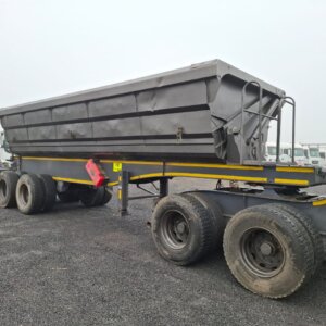 SA Truck Bodies Side Tipper Trailer / Sleepwa