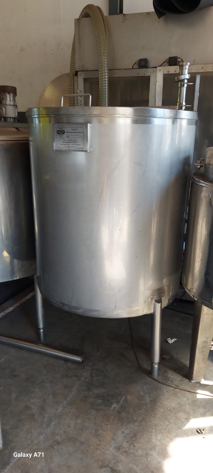 500 L Stainless Steel Tank / Vlekvrye Staal Tenk