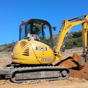 Alternative view of JCB 8050 Mini Excavator / Graafmasjien