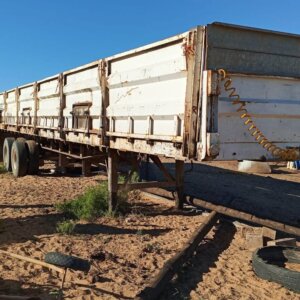 12 m Trailer with Dropsides / Sleepwa met Valkante