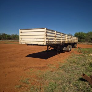 SA Truck Tandem Dropside Side Tipper Trailer / Sleepwa